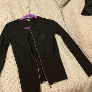 Versace Black Cardigan Sweater